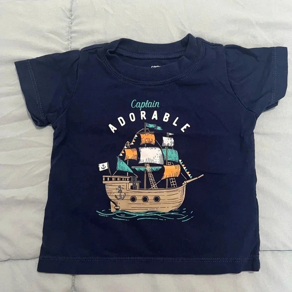 Carter's Captain Adorable Tee Shirt & Shorts Set - Picture 4 of 8